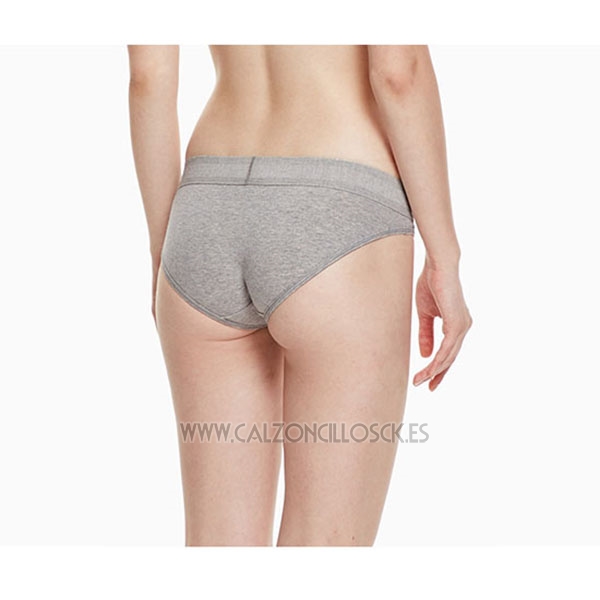 Conjunto Sujetador y Slip Calvin Klein Mujer Naranja Gris 